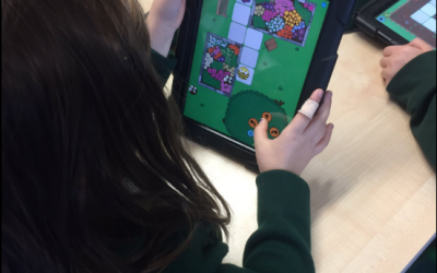 Using Beebot app in P1-3